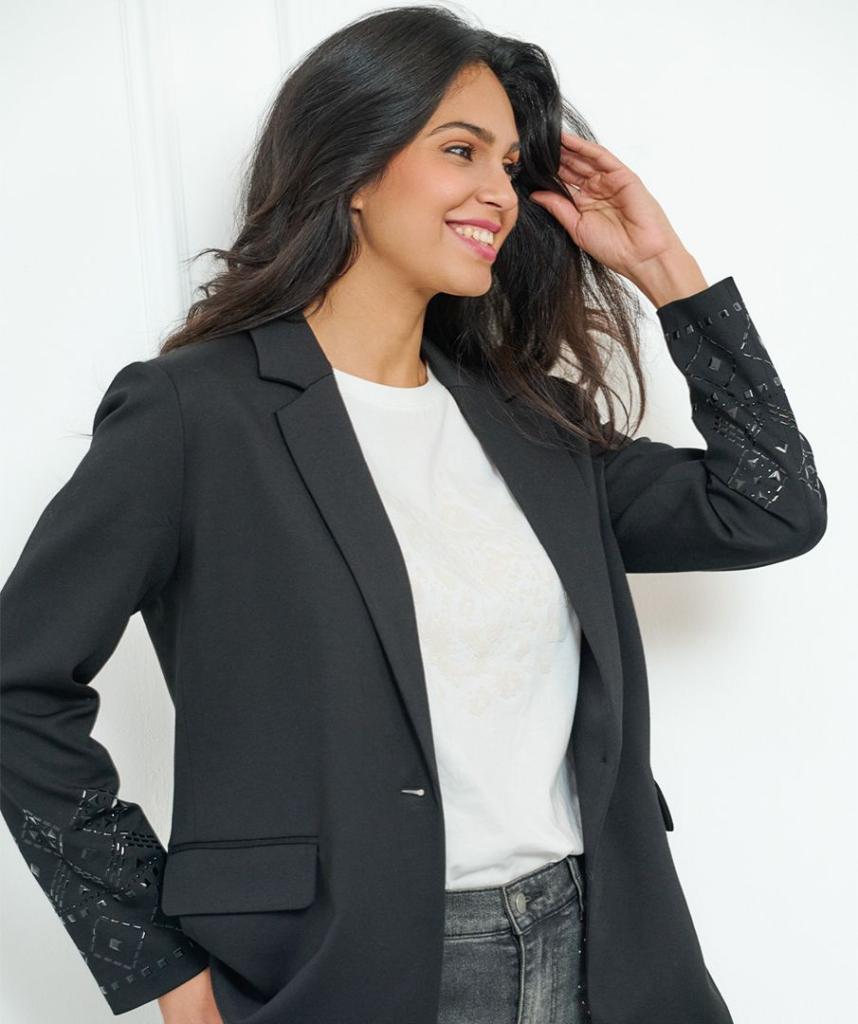 Esqualo_Blazer_embellishment_Black_Hilnetta_s
