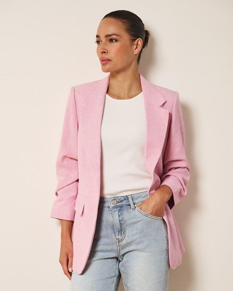 Esqualo_Blazer_linen_look_rose_Hilnetta_s