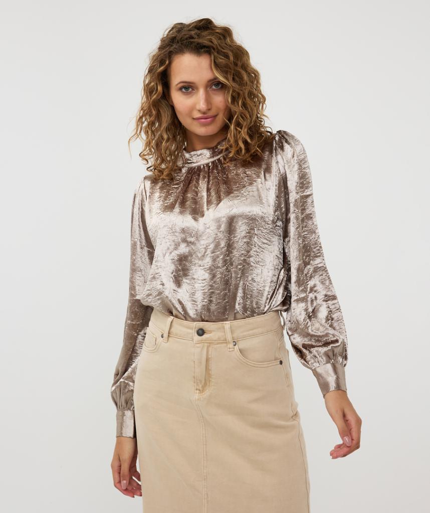 Esqualo_Blouse_crushed_satin_Gold_Hilnetta_s_3