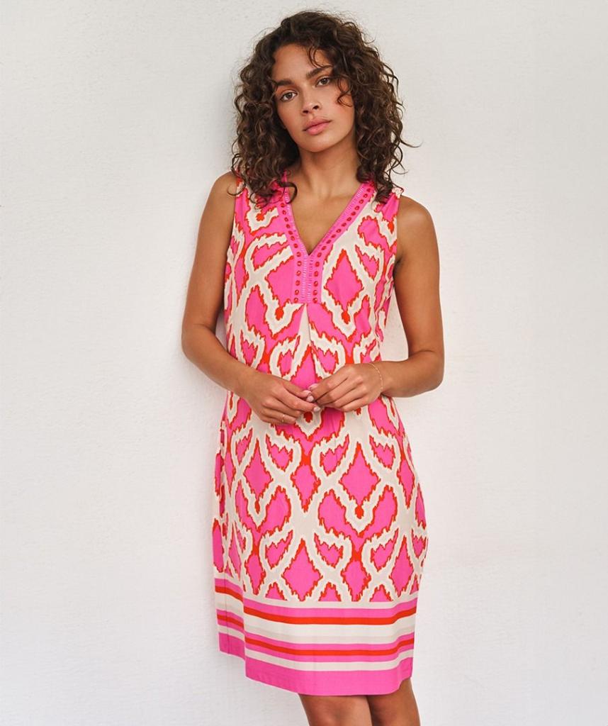 Esqualo_Dress_beads_Disco_Spark_SJ_print_Hilnetta_s