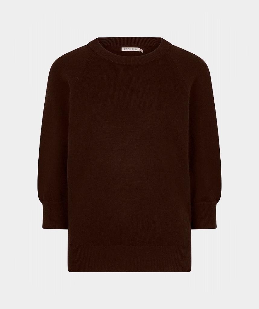 Esqualo_Sweater_raglan_round_neck_cacao_Hilnetta_s