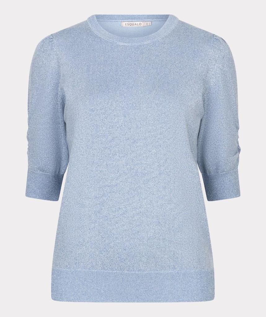 Esqualo_Sweater_s_slve_lurex_blue_Hilnetta_s