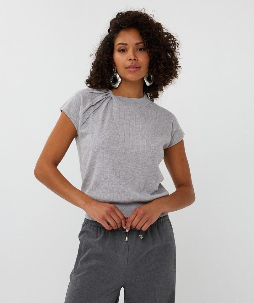Esqualo_Sweater_s_slve_twisted_knit_light_grey_Hilnetta_s_3
