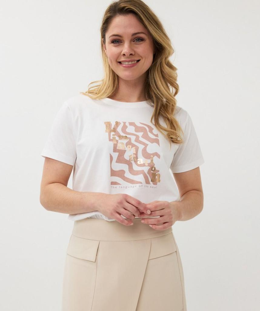 Esqualo_T_shirt_foil_print_Off_White___Pink_Hilnetta_s_2