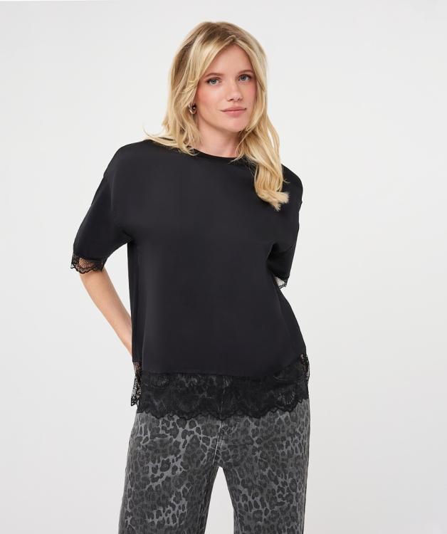 Esqualo_T_shirt_lace_satin_black_Hilnetta_s_3