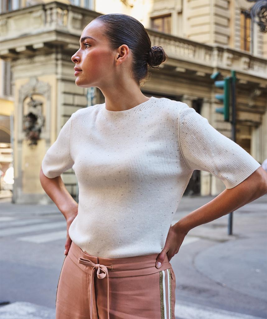 Esqualo_Top_rib_s_slve_sequins_ecru_Hilnetta_s