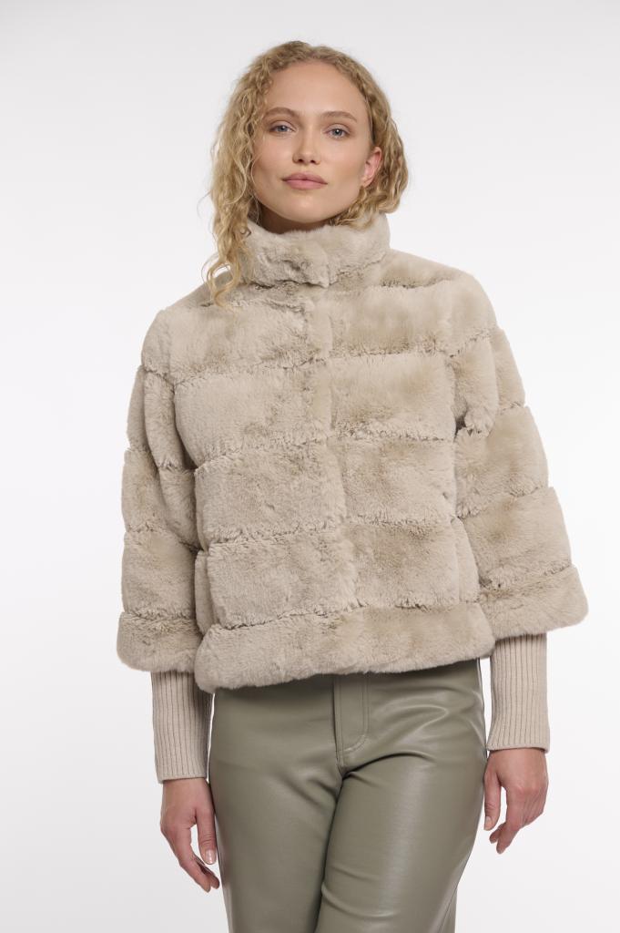 Rino___Pelle_Feline_Faux_fur_jacket_birch_Hilnetta_s