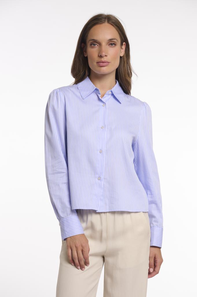 Rino___Pelle_Felise_Striped_blouse_bows_blue_Hilnetta_s