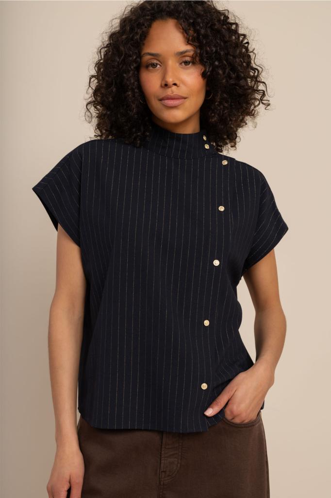Studio_Anneloes_Danni_gold_stripe_blouse_Hilnetta_s