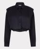 Esqualo_Blouse_cropped_drawstring_poplin_black_Hilnetta_s
