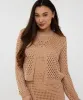 Esqualo_Cardigan_single_button_lurex_Praline_Hilnetta_s_2