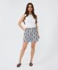 Esqualo_Shorts_2tone_Ikat_print_black_off_white_Hilnetta_s