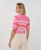 Esqualo_Sweater_puff_slve_striped_knit__rose_Hilnetta_s_2