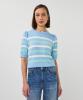 Esqualo_Sweater_puff_slve_striped_knit_pacific_blue_Hilnetta_s_2