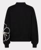 Esqualo_Sweater_tape_flower_patch_black_Hilnetta_s_1