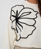 Esqualo_Sweater_tape_flower_patch_white_Hilnetta_s_1