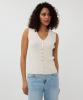 Esqualo_Top_slv_lss_V_neck_buttons_Sand_Hilnetta_s_2