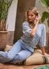 Freebird_Basha_SS_Blouse_Blauw_Hilnetta_s_1