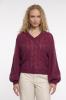 Rino___Pelle_Ajour_knitted_V_neck_sweater_plum_Hilnetta_s