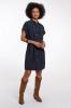 Rino___Pelle_Capsleeve_dress_with_pleats_in_waist_Hilnetta_s_2