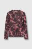 Rino___Pelle_Round_neck_top_mono_flower_More_of_Me_1