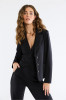 Studio_Anneloes_Suzy_shiny_bonded_blazer_black_More_of_Me_3