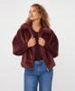 Esqualo_Coat_poncho_fake_fur_merlot_Hilnetta_s