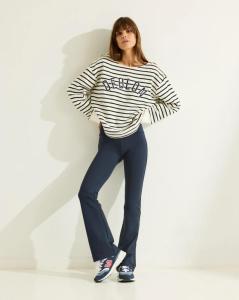 Deblon_Celine_flared_leggings_navy__Hilnetta_s