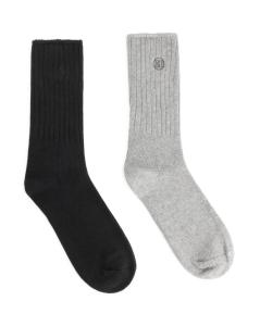 Deblon_Deblon_Socks_2pack_black_grey_Hilnetta_s