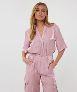 Esqualo_Blouse_oversized_silky_touch_pastel_pink_Hilnetta_s_3