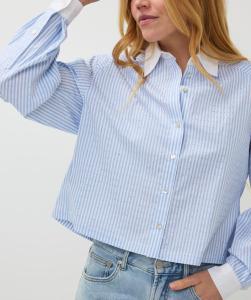 Esqualo_Blouse_striped_Blue_White_Hilnetta_s_2