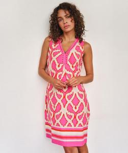 Esqualo_Dress_beads_Disco_Spark_SJ_print_Hilnetta_s