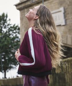 Esqualo_Jacket_bomber_plisse_merlot_Hilnetta_s