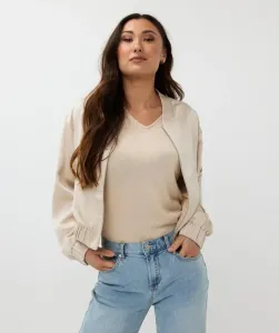 Esqualo_Jacket_bomber_satin_Sand_Hilnetta_s_2