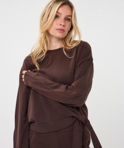 Esqualo_Sweater_Modal_knot_detail_cacao_Hilnetta_s