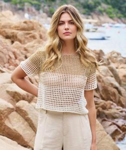 Esqualo_Sweater_cropped_striped_Multi_color_Hilnetta_s