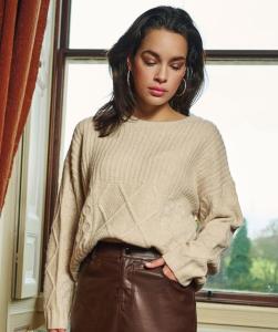 Esqualo_Sweater_melange_Biscuit_Hilnetta_s