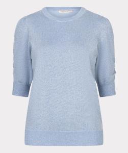 Esqualo_Sweater_s_slve_lurex_blue_Hilnetta_s