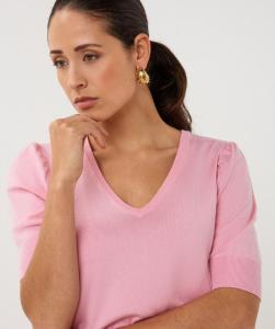 Esqualo_Sweater_s_slve_v_neck_basic_knit_romance_rose_Hilnetta_s