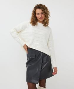 Esqualo_Sweater_striped_sequins_Off_White_Hilnetta_s_1
