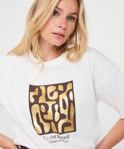 Esqualo_T_shirt___Forms___off_white____cacao_Hilnetta_s