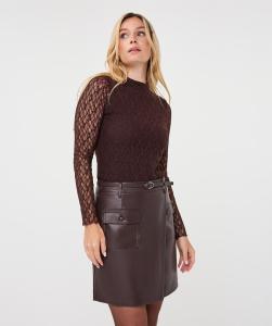 Esqualo_Top_l_slve_lace_cacao_Hilnetta_s