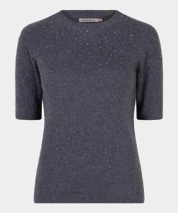 Esqualo_Top_rib_s_slve_studs_dark_grey_Hilnetta_s