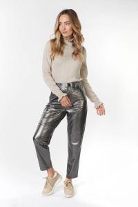 Esqualo_Trousers_metallic_PU_silver_More_of_Me