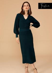 Freebird_Stefanie_Skirt_Deep_teal_Hilnetta_s_4