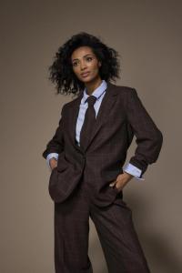 LaLotti_Cilia_Blazer_Brown_Light_Blue_Checks_Hilnetta_s