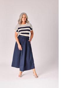 LaLotti_Lev_Striped_pullover_Off_White_Navy_Hilnetta_s