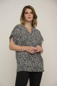 Rino___Pelle_Allison_short_sleeve_top_black_Hilnetta_s