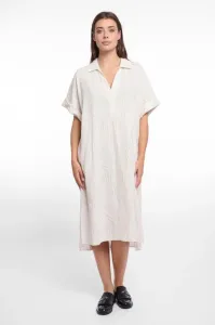 Rino___Pelle_Short_sleeve_dress_Birch_Zebra_Hilnetta_s