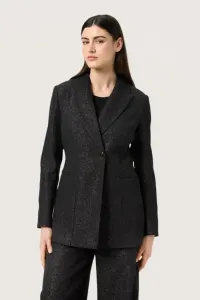 Soaked_in_luxury_Cahlina_Corinne_Fitted_Blazer_Black_Hilnetta_s_2